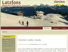 Tablet Screenshot of latzfons.it